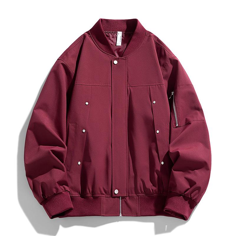 Jacket Men's and Women's Coats American Retro Bomber Jackets Baseball Uniforms Men's and Women's Trendy Brand Niche Tooling Coats Men's