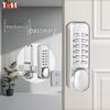 Kent Outdoor Key & Password Aluminum Door Lock with Always Open Feature