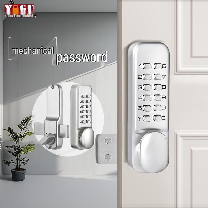 Kent Outdoor Key & Password Aluminum Door Lock with Always Open Feature