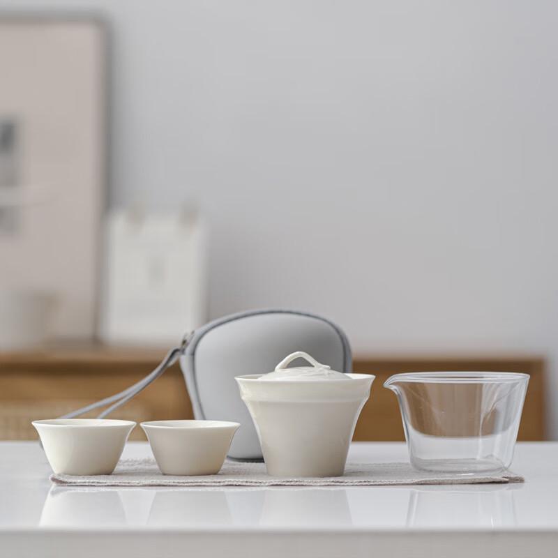 

LISM Portable Ceramic Travel Tea Set