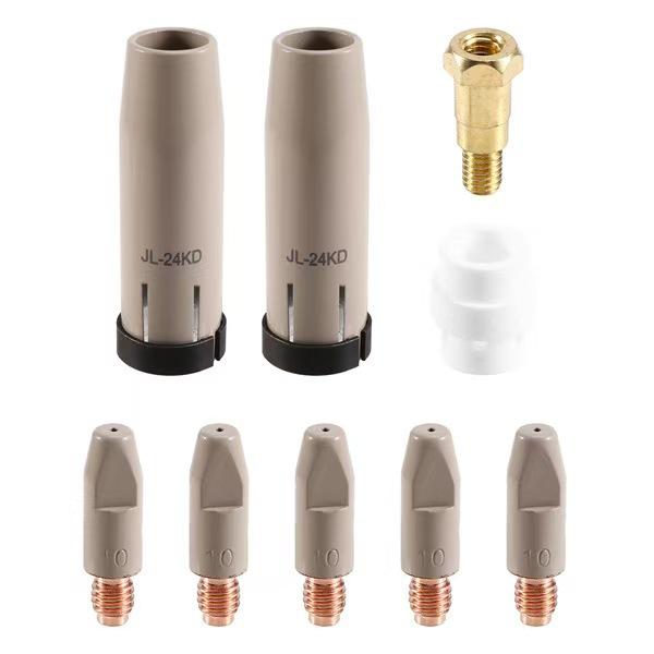 MB15AK24KD MIG Welding Gun Anti-Stick Nozzle Sleeve & Connecting Rod Set