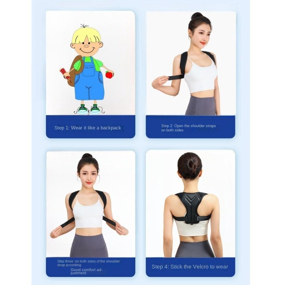 Lumbar Support Posture Corrector Corset Breathable Adjustable Support Belt Shoulder