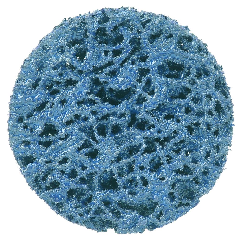 2inch 50mm Poly Strip Polishing Disc Roll Lock Grinding Wheel Rust Paint Remover (Blue)