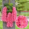 12 TEILE/SATZ Künstliche Blumen Seide Glyzinien Rebe Hängende Blume für Hochzeit Garten Floral DIY Wohnzimmer Büro Dekor