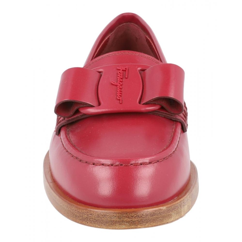Salvatore Ferragamo Vivaldo Leather Loafer Melagrana