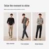 Navigare Men's Slim-Fit Casual Trousers