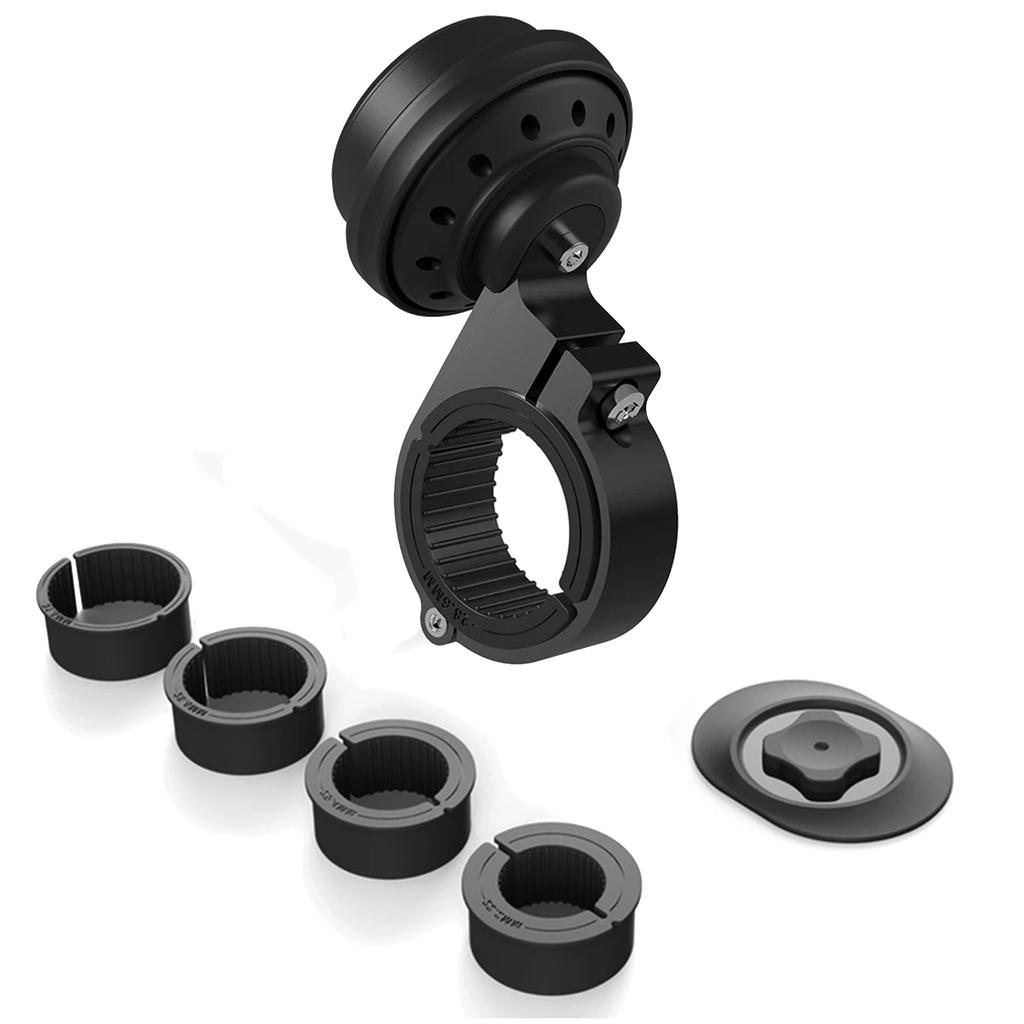Bike Smartphone Bicycle Phone Holder with Vibration Absorption Handlebar Mount for Mountain Electric and Road Bikes Compatible with iPhone Series C