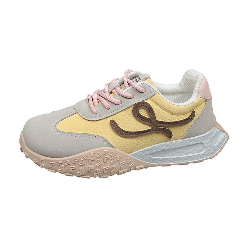 

2025 summer versatile casual sports shoes new platform running training shoes dopamine explosion fashion women s shoes 40