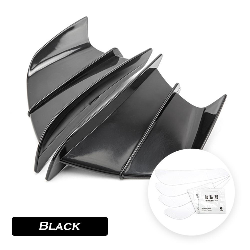 2ks Motocyklové křídlo Aerodynamická sada křídel Ochrana spoileru Ochranný kryt proti větru Pro skútr Yamaha Suzuki Kawasaki Honda H2/H2R