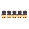 5PCS XT60 To T Plug Connector Battery To Charger ESC Male Port Conversion Adapter for RC Car