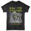 The Twilight Zone TV Show To Serve Man Alien Lettering Men's T Shirt
