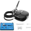Oasser Airbrush Set Mini Compressor Rechargeable 1000mAh Battery AC Power Adapter