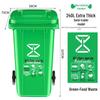240L Heavy-Duty Waste Bin with Solid Wheels