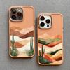 Artistic Mountain View Illustrations Silicone Phone Case For iPhone 13 12 11 Pro Max 16 15 14 Pro Max Plus XR XS X 7 8 SE2 Cover