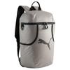 Logo Print Fabric Backpack Unisex Backpacks Brown Gray 092947-02