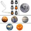 1Set Usb Starry Sky/Ocean/Milky Way Series Projection Atmosphere Lamp Night Light Romantic Bedroom Decoration