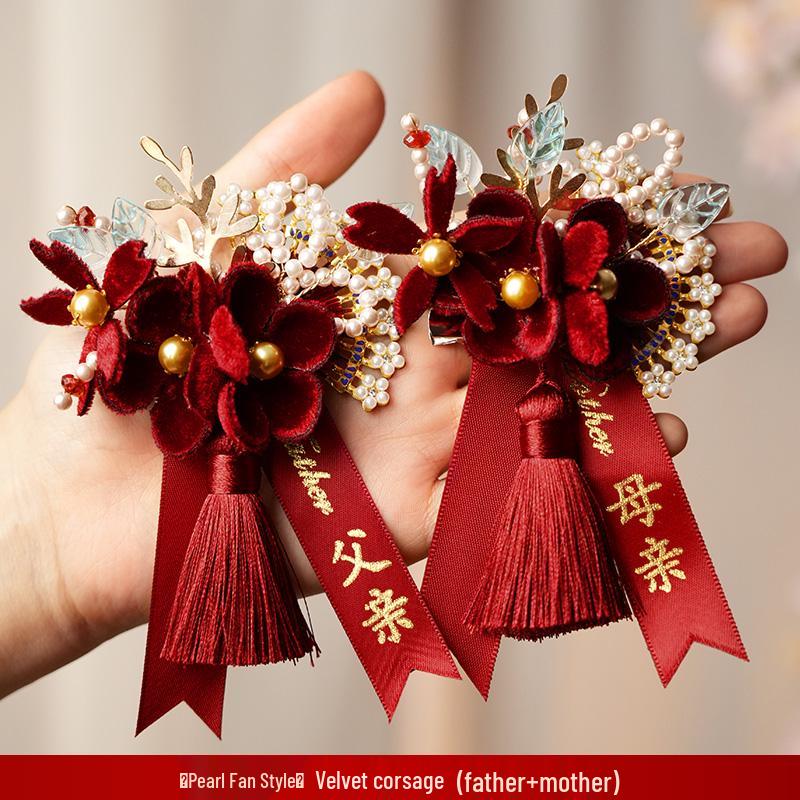 Wedding Boutonniere & Corsage for Groom, Bride, Parents, Best Man, Bridesmaid