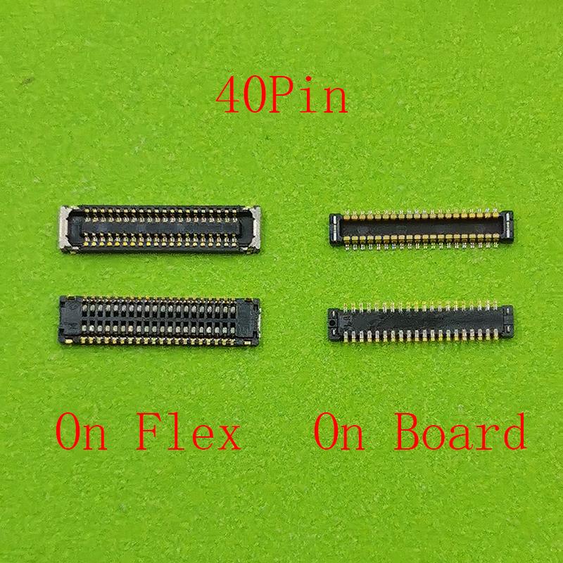 

2pcs 40pin Lcd Display Screen FPC Connector For Samsung Galaxy A8 A7 2016 A8100 A810 A710 A7100 J6 2018 J600 Plug On Board Flex Mix 2pcs