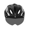 Casco de Bicicleta de Carretera Recargable Superide para Hombres y Mujeres Casco de Ciclismo con Visera y Luz Trasera Casco Deportivo para Bicicleta de Montaña MTB con Gafas
