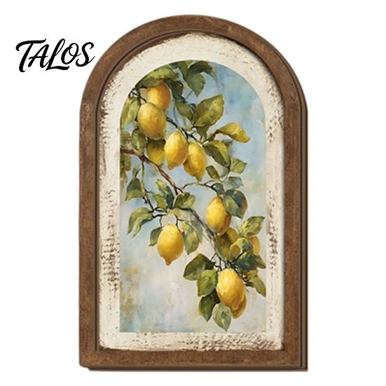 Rustic Tulip Wall Signs Pastoral Wooden Sign, Decorative Tabletop Display Pieces, Retro Style Art French Arched Pendant for Farmhouse Bedroom
