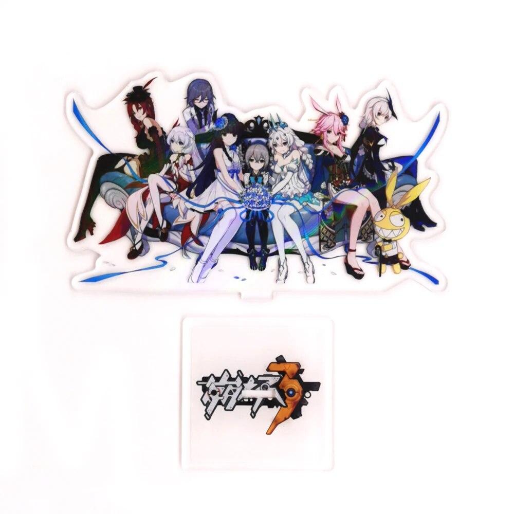 Honkai Impact Benghuai Collapse 3 Reburn Kaslana Kiana Kallen GM Acrylic Stand Standee Toy Figure