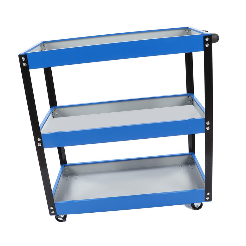 3 Tier Tool Trolley 110 LBs Load Capacity Heavy Duty Service Utility Cart for Warehouse Garage