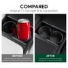 FDAIUN Car Cup Holder Coaster Mat Silicone Pad Fits Tesla Model Y Juniper Tesla Model 3 2025 Rubber Mat Vibration Reduction Silica Gel Custom Interior