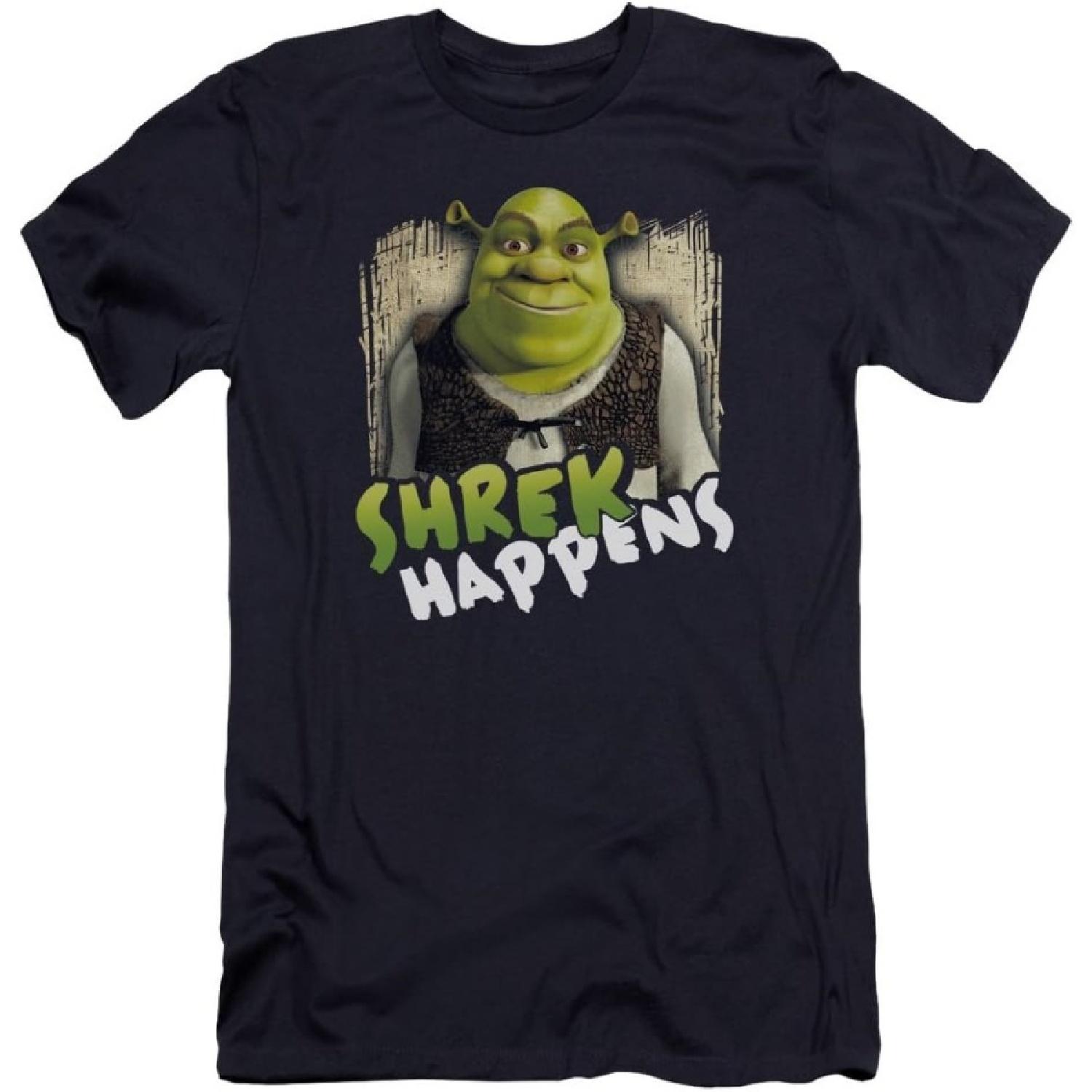 Шрек - Мужское случается Премиум приталенная футболка XXXXXL разноцветный