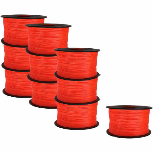 Takumi Miel Thin Water Thread, Orange, 4314, 500m, Pack of 10