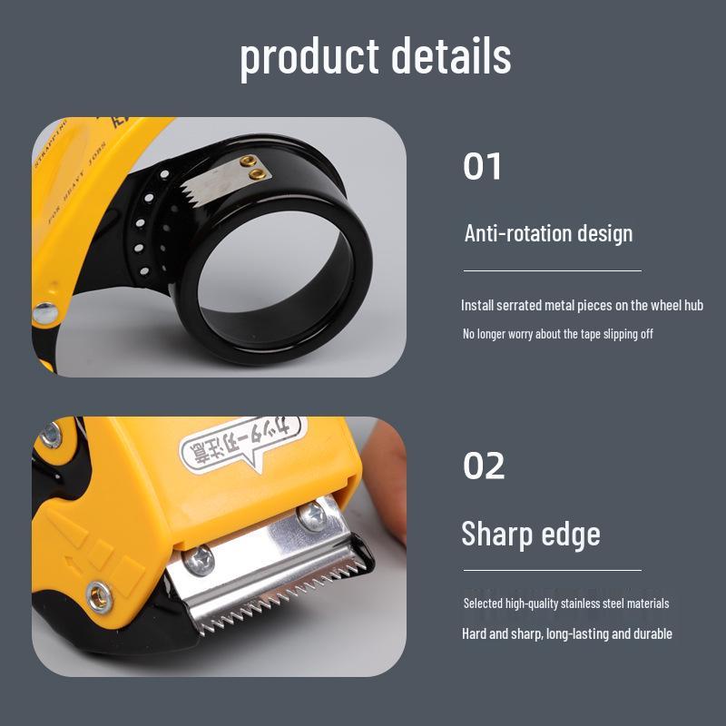 5cm Transparent Tape Cutter & Sealer for Carton Packaging