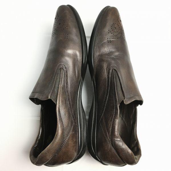 TOD'S Größe 9 (27,5 cm) Braun Hergestellt in Italien Slipper Vamp Business Schuhe Herren(GEBRAUCHT)