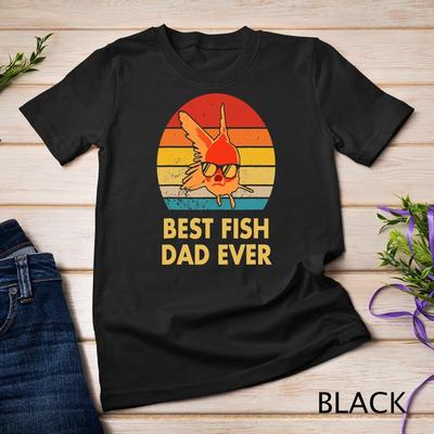 Bester Fischpapa aller Zeiten Goldfisch T-Shirt für Fischzüchter Unisex T-Shirt