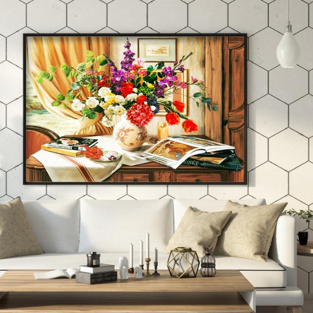 Cheap Vase flower 5D DIY Diamond Painting Kits Resin Full square Home ...