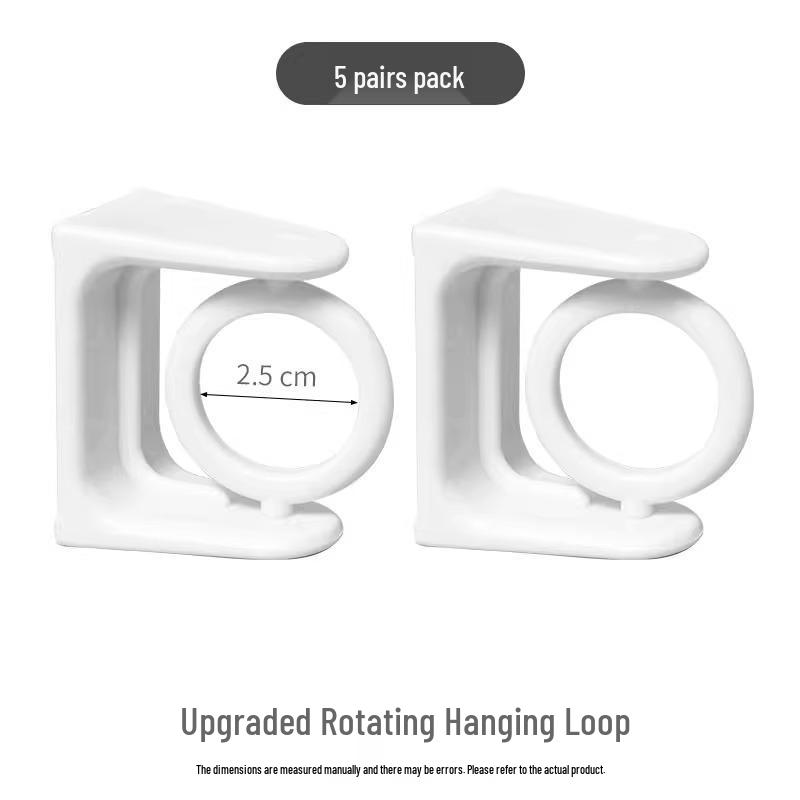 Non-Drill Rotating Adhesive Hook: Strong, Non-Marking Multi-Use for Kitchen & Bathroom