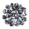 30pcs/lot Flower Shape Acrylic Beads Dual Color Big Hole Loose Spacer Beads For Jewelry Making DIY Fashion Bracelet Phone Chains