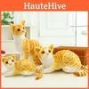 Realistic Plush Cat Toy Lifelike Short Hair Kitten Stuffed Animal Doll Wholesale
