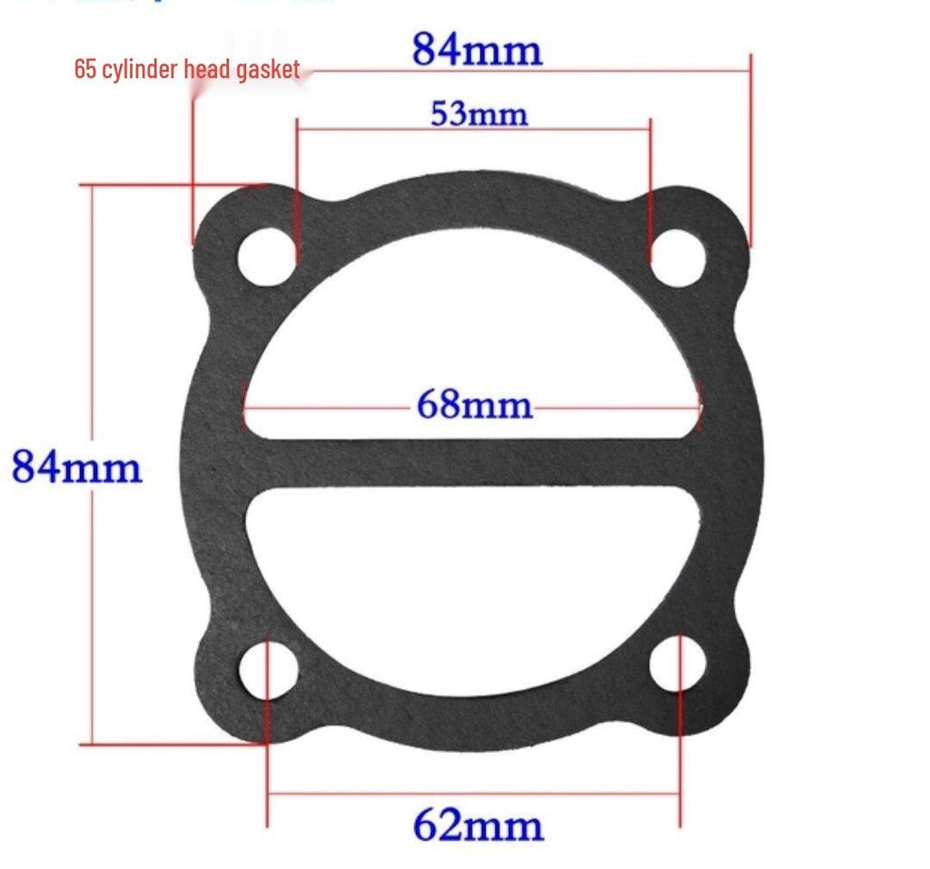 Air Compressor Head & Cylinder Seal Kit: Paper, Steel Wire, Asbestos Gaskets & 3P Air Rod Gasket