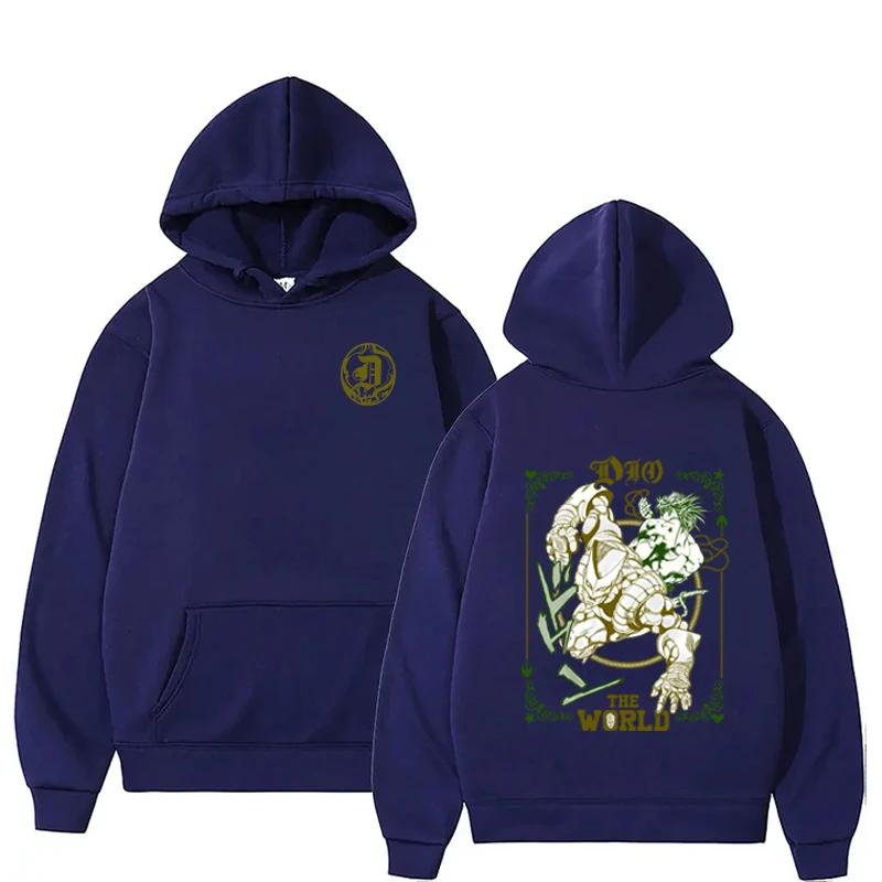 

Anime JoJo Bizarre Adventure Hoodie Women Men Casual Loose Fleece Pullover Autumn Winter Harajuku Fashion Long Sleeve Sweatshirt 3XL