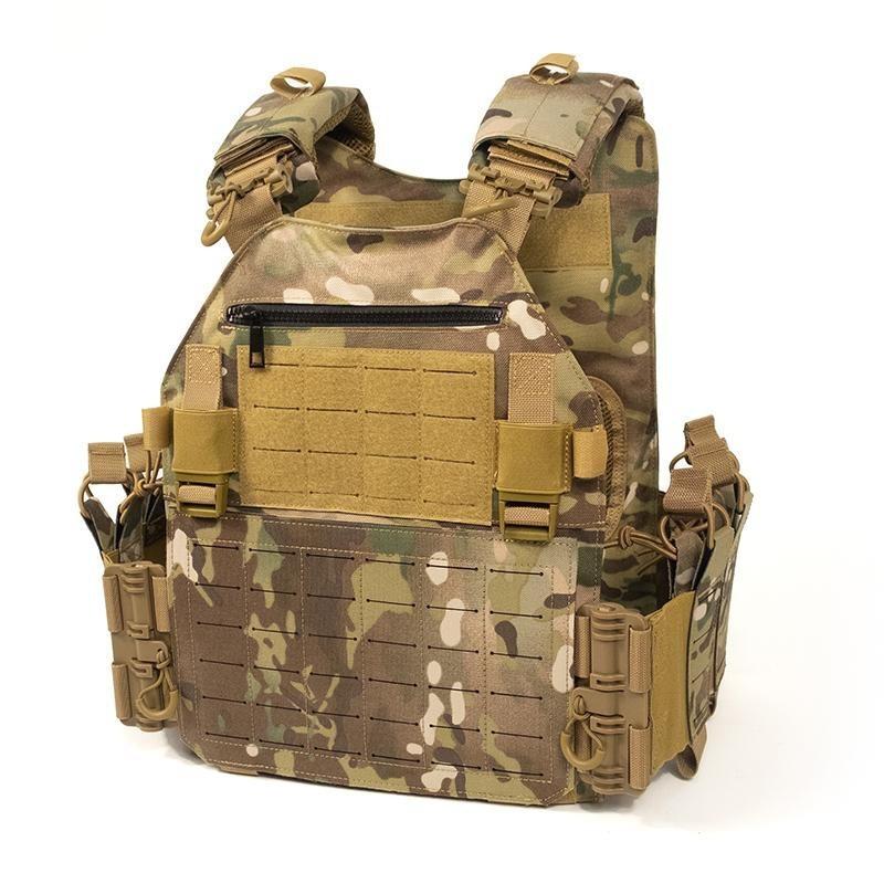 Tactical Vest Quick-Release Multi-Pocket Breathable Oxford Fabric Combat Training Airsoft Paintball Outdoor Activities