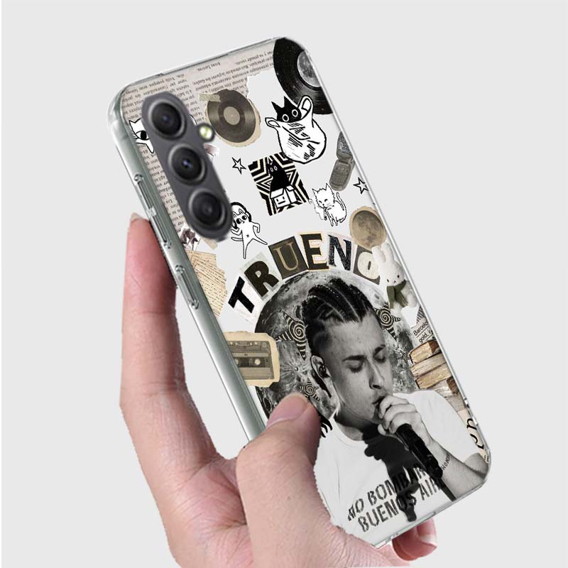 Trueno Rapper Phone Case for Samsung A16 A26 A36 A56 A17 A37 A57 A07 A06 A02S A03 A04S A05S Galaxy Note 20 10 A50S A71 A51 A31 A