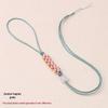 Peach Blossom Knot Phone Chain & Bag Pendant - Handmade Woven Jewelry Lanyard