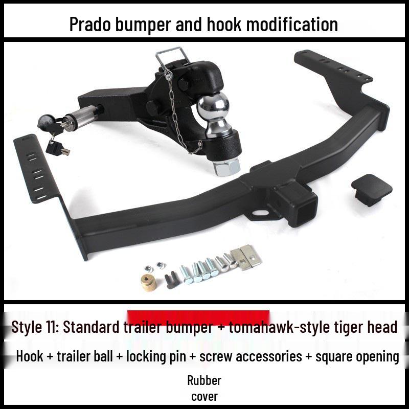 Prado Trailer Hitch: Compatible with 2700/4000 LC120/150 Rear Tow Bar Towing Hook