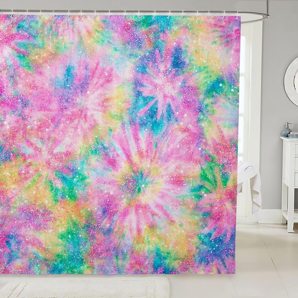 Shark Shower Curtain, 3D Shark Bath Curtain, Sea Animals Bathtub Shower Curtain Ocean Sea Wave Shower Stall Curtain Blue White