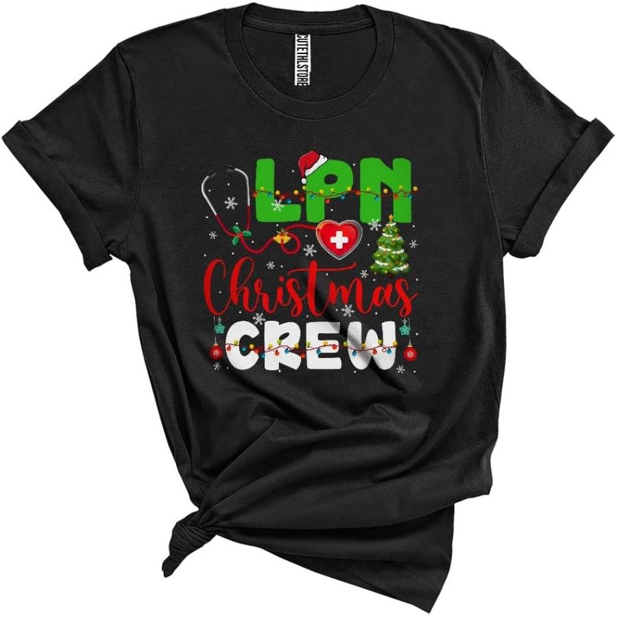 LPN Christmas Crew Cute Cool Xmas Lights Christmas Snow LPN Nurse Nursing Lover Unisex T-Shirt XXXXXL разноцветный