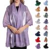 Ladies' Shiny Silk Scarf, Long Strip, High-end Feel, Wrapped Headscarf