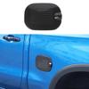 Carbon Fiber Door Fuel Filler Tank Gas Cover Trim For Chevy Silverado 1500 19-24