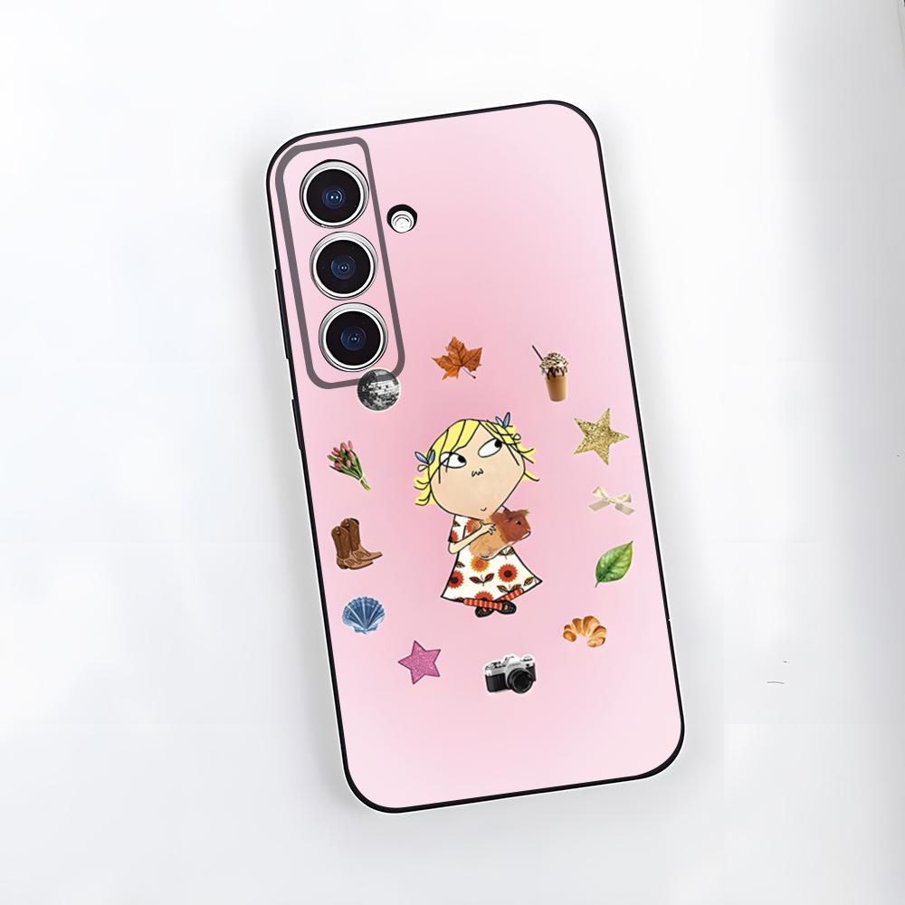 Charlie And Lola Anime Phone Case For Samsung S26 S25 Plus S20 S20 Plus S22 Ultra S23 FE S21 Plus S21 Ultra Soft Cover