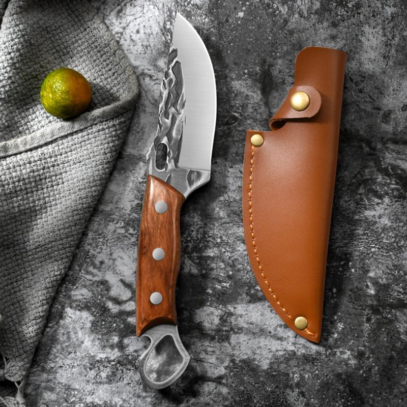 Stainless Steel Deboning Knife Handmade Forged Boning Cutting Knife Meat Cleaver Fish Meat Cut Knives