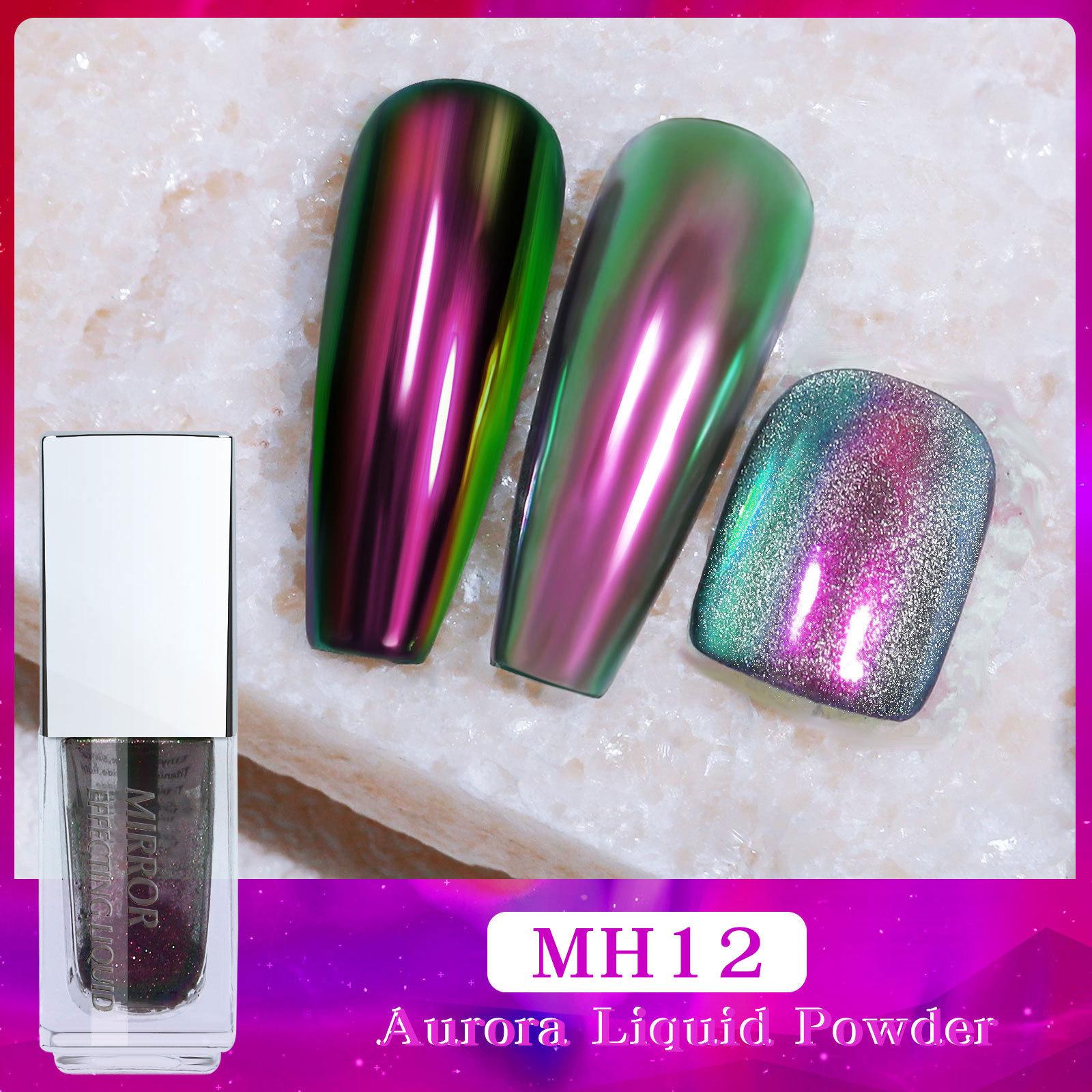 

Новая жидкость для нейл-арта Magic Mirror Powder Moonlight Powder Non-Flying Powder Liquid Mirror Flour Fairy Powder Nail Art Magic Liquid