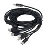 2m/6.6ft USB C Splitter Cable Plug and Play USB C Multi Charging Cable  For Cell Phones